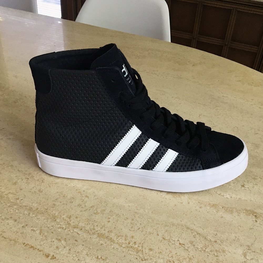 Adidas Black High Top Sneakers